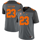 Tennessee Volunteers 23 Cameron Sutton Gray Nike College Football Jersey Dzhi,baseball caps,new era cap wholesale,wholesale hats